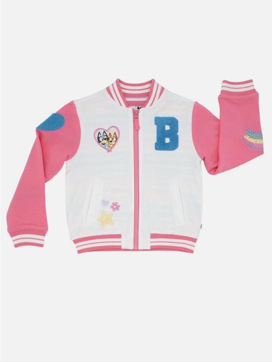 Little Sleepies Other - Little Sleepies Bluey Pink Bomber Jacket Toddler 4T -Limited Edition Colorful